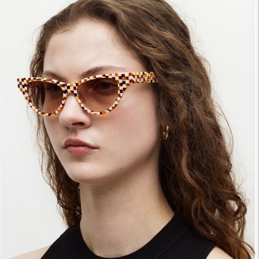 Machete Suzy Sunglasses - Worn Once - Cat eye tortoise checker